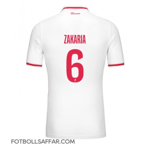 AS Monaco Denis Zakaria #6 Hemmatröja 2024-25 Kortärmad